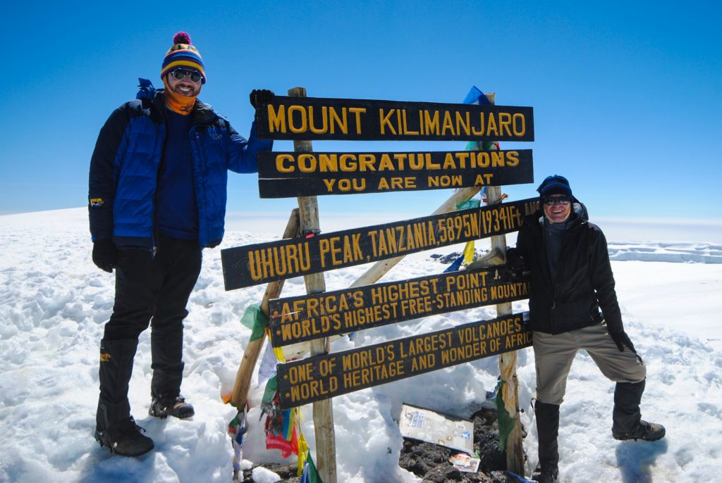 Peter Wardle at Kilimanjaro